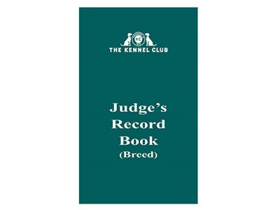 Judges record book cover