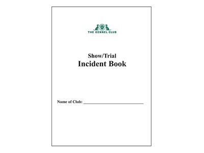 Incident book cover